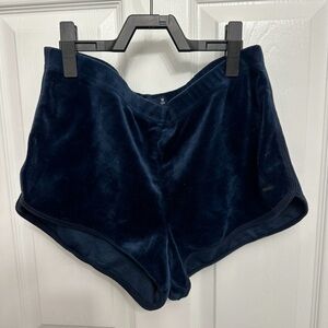 Hollister Blue Velvet Comfy Shorts